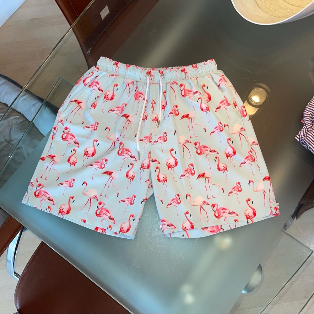 Flamingo Print Bathing Suit